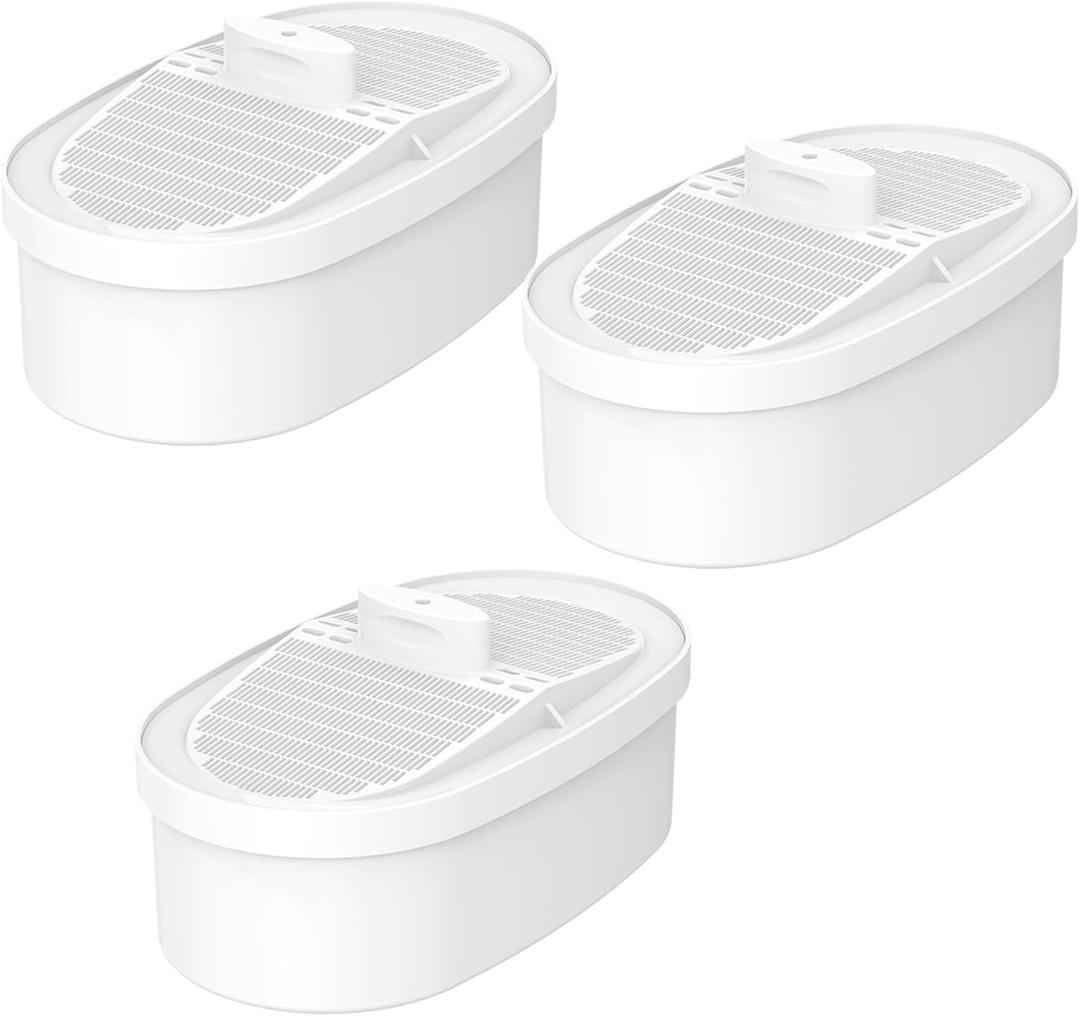 Replacement Filter for All Waterdrop WD-PF-01A Plus, Reduces PFOA/PFOS, Chlorine, Compatible with Waterdrop Pitchers, Lasts 3 Months or 200 Gallons(Pack of 3)
