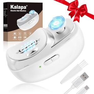 Electric Nail Clippers Upgraded 3 in 1 Automatic - with Polishing, Dust Storage & LED Light, Nail File Toenail Trimmer, Safe for Seniors, Adults, Kids & Baby, Gifts for Women Men Mom Baby Adult Senior