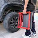 Fold Tire Step 2 Stairs Adjustable Tire Mounted Wheel Step Load 350 Pound