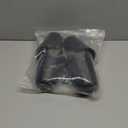 M10-1.5 Metric Thread Bolts Plastic Furniture Legs 4 Inch Black Round Tapered Sofa Feet with T-Nuts - Couch Feet Replacement - Couch Legs Set of 4