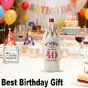 Unique 40th Birthday Gifts Men 40 Year Old Gifts for Men Wine Bag And Candle Happy Anniversary 40th Birthday Party Supplies Decorations - Back in 1986