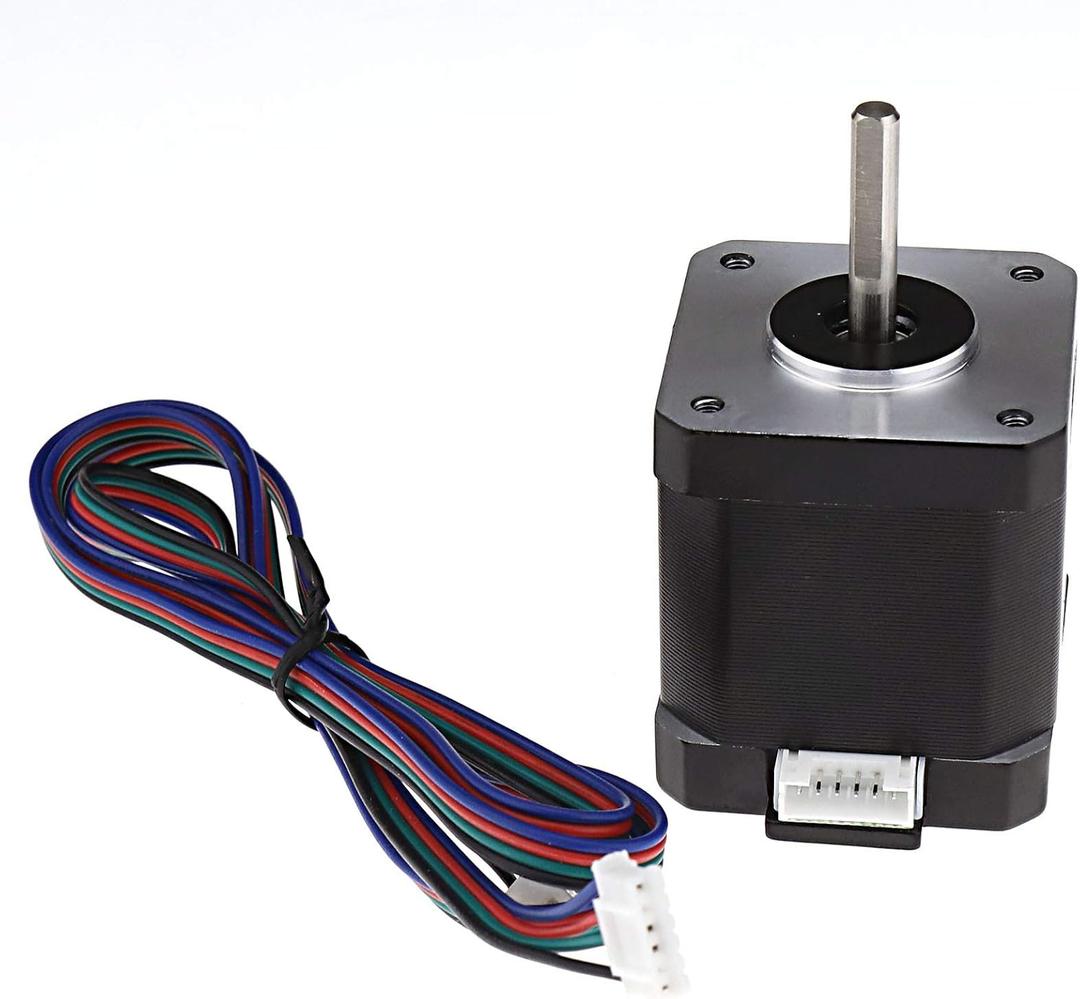 Micro Traders Stepper Motor 59Ncm Nema 17 (84oz.in) 39.37inch Cable Compatible with 3D Printer Reprap CNC Robot