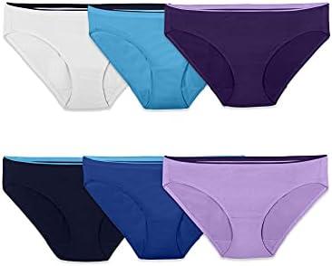 Fruit of the Loom Women's Breathable Underwear, Moisture Wicking Keeps You Cool & Comfortable, Size 5/6