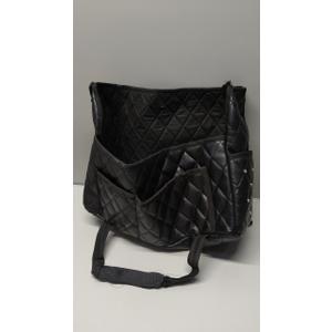 Car Purse Holder Between Seats, Leather Auto Front Seat Handbag Organizer Pocket, Large Capacity Car Net Pocket Handbag Holder, Backseat Barrier Storage Bag Fits for Car, Truck, SUV