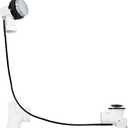 Westbrass Sch. 40 PVC 35 in. Cable Drive Bath Waste, Polished Chrome, D50P35-26