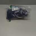 Wrap Around Dust Ruffle Bed Skirt - Navy Blue - for King Size Beds with 12 Inch Drop - Elastic Strap - Adjustable Pleated Bedskirt with Brushed Fabric and Wrinkle Free - for Women, Men, Kids & Teens