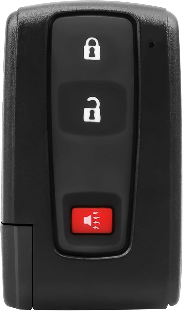 Smart Key Fob Replacement for Toyota Prius 2004 2005 2006 2007 2008 2009 Keyless Entry Remote Start, Silver Logo (MOZB31EG)