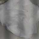 White Tulle Backdrop Curtain with Lights String for Parites 10×8ft Sheer Backdrop Curtains White Curtain Backdrop for Wedding Baby Shower Birthday Party Photo Shoot Decorations(2 Panels 10ft×8ft)