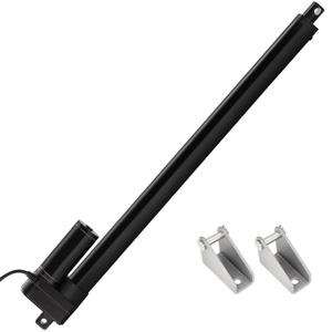 JQDML 24V Heavy Duty Linear Actuator 20 Inch Stroke 660 lbs IP65 Waterproof | 0.2 in/s Speed, Max Load 3000N, Low Noise, with Mounting Brackets, for Window Door Opener, Solar Tracker, RV, Home Automation