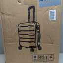 Coolife Luggage Expandable(only 28") Suitcase PC+ABS Spinner Built-In TSA lock 20in 24in 28in Carry on (Caribbean Blue., L(28in).)