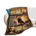 Lion Throw Blanket - Soft, Cozy, Warm Fuzzy Fleece - Men & Women - Couch, Sofa, Bed - 50"X40"