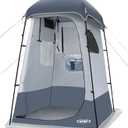 Shower Tent, Outdoor Camping Privacy Shelter-Dressing Changing Room-Portable Toilet Tent for Hiking Sun Shelter Picnic Fishing (Gray)