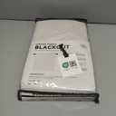 100% Blackout Shield Linen Blackout Curtains for Bedroom 84 Inches Long, Back Tab/Rod Pocket Living Room Drapes, Thermal Insulated Blackout Curtains 2 Panels Set, 50" W x 84" L, Cream