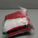 Great Bay Home 100% Cotton Velour Oversized 35" x 70" Beach Towel - Red Cabana Stripe Pool Towels - Quick Dry, Large Swim Towels for Adults and Kids