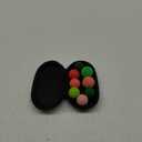 8-Pack Magnetic Silicone Fidget Balls with Carrying Case (Black & Green)  Sensory Fidget Toys for Stress, Anxiety, ADHD, Autism & Focus | Quiet Textured Desk Toys for Adults & Kids