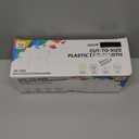 CXPSINC 54 Inch X 300 Feet Plastic Table Cover Roll Disposable Tablecloth with Slide Cutter for All Type/Shape Tables | Party, Banquet, Birthdays, Weddings(Light Blue, 300 Feet)