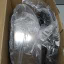 YIHONG 7 Piece Metal Mixing Bowls with Lids for Kitchen, Stainless Steel Set Ideal for Baking, Prepping, Cooking and Serving Food, Nesting Design for Space Saving Storage(Black)