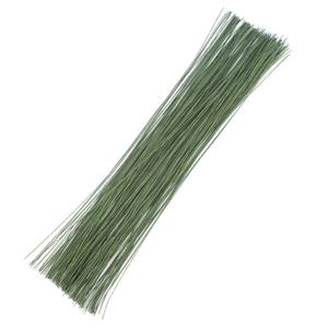 200 Pcs Floral Wire 26 Gauge Crafts Florist Green Floral Wire for Crafts Bouquet Stem Wreath Making Flower Arrangement Supplies (Green,14 Inch)