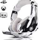 PHOINIKAS Gaming Headset for PS4, Xbox One, PC, Laptop, Mac, Nintendo Switch, 3.5MM PS4 Stereo Headset Over Ear Headphones with Noise-Cancelling Mic, Bass Surround - Camo