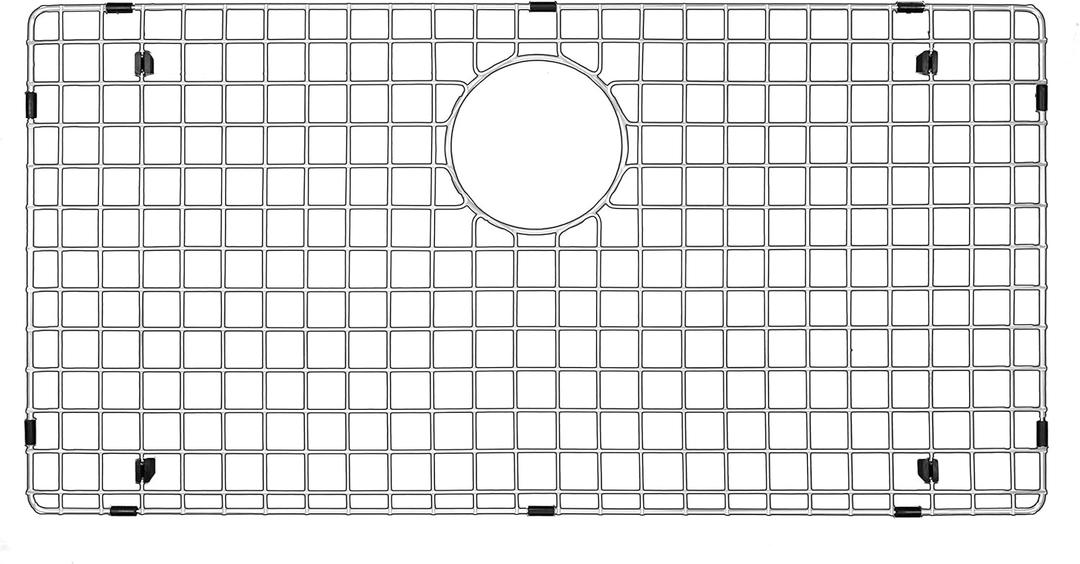 Karran GR-6001 Rejilla inferior de acero inoxidable 29 "x 15-1/8" Se adapta a QA-740 y QAR-740