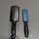 Fu Store 2 Pack Foot Files Callus Remover Stainless Steel Foot Rasp and Dual Sided Feet File Professional Scrubber Pedicure Tools Premium for Feet Care Remove Hard Skin (Black)