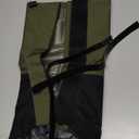 VEILS Leg Gaiters for Hiking Boots, Waterproof Snow Gaiters for Hunting, Trail, Skiing & Outdoor Work, Large Adjustable Shoe Gaiters with TPU Foot Strap for Men & Women, Green 