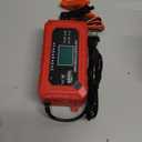 YONHAN 15A Battery Charger, 12V/24V LiFePO4 & Lead Acid Car Battery Charger, 9-Stage Trickle Charger with Temp Compensation, Automotive Battery Maintainer for Car Truck Motorcycle Lawn Mower Boat(Red)