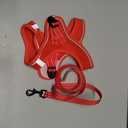 Hipubby Dog Harness and Leash Set, No Pull Soft Mesh Puppy Harness for Small Medium Dogs, Cats - Step in Reflective Breathable Lightweight Vest Harness for Walking, Training - Red, L (L (Chest: 19"-20.5"))