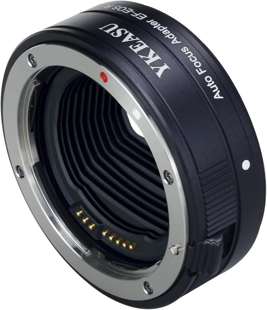 EF-EOS R Lens Mount Adapter Compatible with Canon EF/EF-S Series Lens and EOS R, RP, R3, R5, R6, R6 Mark II, R7, R8, R10, R50, R100 Cameras
