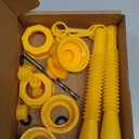 3 Pack Gas Can Spout Replacement, Upgraded Gas Can Nozzles with 8.1 Inch Flexible Long Spouts, Leak-Proof Design, Fits Most 1/2/5/10 Gallon Fuel Cans for Lawn Mowers & Generators