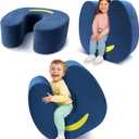 Memory Foam Sensory Chair for Kids - Soft Squeeze Seat Calming Tool for Kids with Autism ADHD, Compression Rocking Chair for Special Need Child, Sensory Room Must Have Toys, Ideal Gift for Boy Girl
