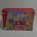 CUTE STONE Play Kitchen Sink with Running Water, Toddler Play Sink for Kids, Toy Sink with Electric Faucet, Fishing Game, Pretend Dishwasher, Water Table Toys & Kitchen Accessories for Girls (Light Pink)