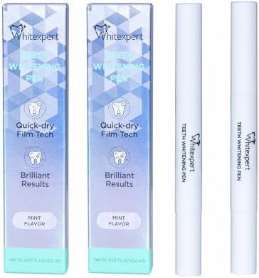Pack of 4 Teeth Whitening Pen, Whitexpert Tooth White Gel for Brighter Smile - Advanced Whitener Refill, Instant Stain Remover, Easy for Sensitive Teeth Care, EXP: 05/10/2026