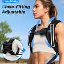 Weighted Vest Woman Man,8/12/16/20lbs Weight Vest with Plus Storage Pockets&Adjustable Straps,Durable Rucking Vests with Reflective Stripe for Walking,Running,Workout,Training, Weight Loss