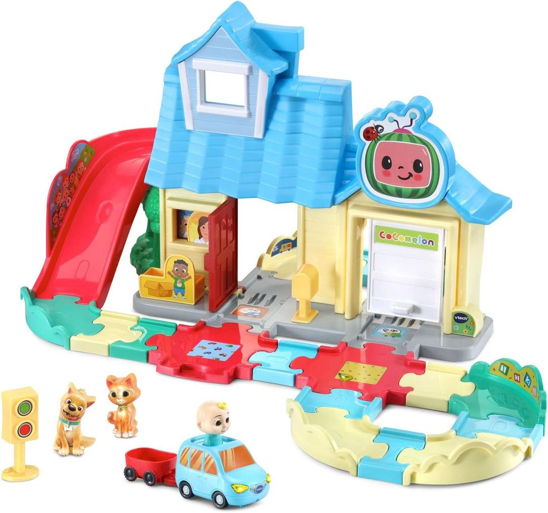 VTech CoComelon Go! Go! Smart Wheels JJ's House Track Set