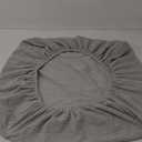 ele ELEOPTION Pouf Cover Couch Furniture Protector Slipcover for Living Room (28x26 inch Grey)