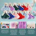 Quinceañera Teddy Bear with Dress – Quinceañera Decoration & Gift for Girls – Centerpiece Doll for Quinceañera – Lavender