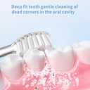Kids Toothbrush Replacement Heads Compatible with Seago SG-513/SG-977/EK6, Compatible with Dada-Tech-BB1/977/K6,Compatible with Brush-Baby WildOnes/KIDZSONIC(18-36 Month)
