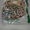 Kuoser Dog Recovery Suit for Dogs After Surgery,Professional Surgical Onesie for Female Male Dogs Spay Neuter,Soft Dog Surgery Suit Bodysuit for Abdominal Wounds Skin Disease,Coffee Leopard L (Large (Back: 16.1" - 20.1"; Weight: 23 - 48LB))