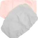 2pcs Soft Muslin Changing Table Pad Covers Breathable Changing Pad Washable and Reusable Light Pink Grey Convenient for Daily Use