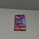 Mini Keyboard with Touchpad-2.4GHz & Bluetooth Dual-Mode,7-Color Backlight, Multimedia Hotkeys, Rechargeable, for Android TV Box, Smart TV, Projector, PS3, PC, Tablet, Windows/iOS/Android