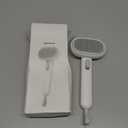 Aumuca Cat Brush for Shedding, Cat Brushes for Indoor Cats, Cat Brush for Long or Short Haired Cats, Cat Grooming Brush Cat Comb for Kitten Rabbit Massage Removes Loose Fur (White)