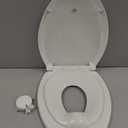 Jool Baby Quick Flip Toilet Seat with Built-in Potty & Splash Guard for Toddler Training, Slow Close (Elongated)