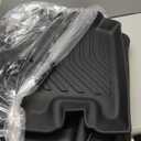 YHTAUTO Floor Mats Compatible with Mitsubishi Outlander 2011-2020, Outlander Sport 2011-2015, All Weather Custom Fit TPE Car Floor Liners, 1st & 2nd Row, Set of 3