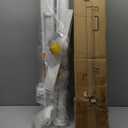 Retractable Baby Gates 2 Pack, 55" Wide Mesh Dog Gate Indoor, 34" Tall Gate for Stairs Doorways Hallways Deck, Child Pet Safety Gate for Indoor Outdoor Home Use, White