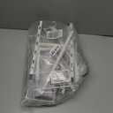 HapiRm Over Door Purse Organizer - Adjustable Purse Storage Rack with Bags Design Metal Basket, Wall Mounted Handbag Organizer, Hanging Handbag Holder, Can Use As 1/2 Part Detachable, White (5-Tier)