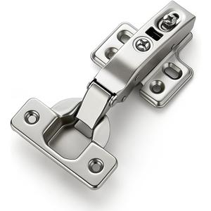 HOME EDIT 5 Pairs 10 Pack European Full Overlay Soft Close Cabinet Hinges Concealed Kitchen Cabinet Hinges Heavy-Duty Frameless Adjustable for Cupboard Hardware