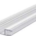 Clear PVC Living Hinge for 1/4in Panels - 36 Inches (Pack of 4, 12 Feet Total)