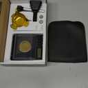 TOPWEIGH Reloading Scale with Powder Trickler, 750 Grains x 0.02 gn, Metal Powder Pan and Handy Scoop, Milligram Scale for Powder, 50g x 0.001g, 6 Weighing Units, Backlight Display