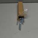 BATODA Floating Shelf Bracket (8 pcs) - Blind Shelf Supports - Silver Hidden Brackets for Floating Wood Shelves  Great Invisible Support for Thin Shelf  Shelving Mounting Hardware Included (Pack 8)